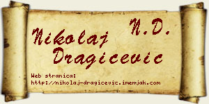 Nikolaj Dragičević vizit kartica